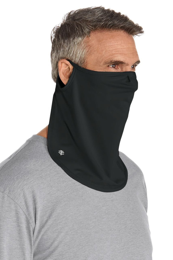 Masker Upf UV Face Shield | Black UPF 50+