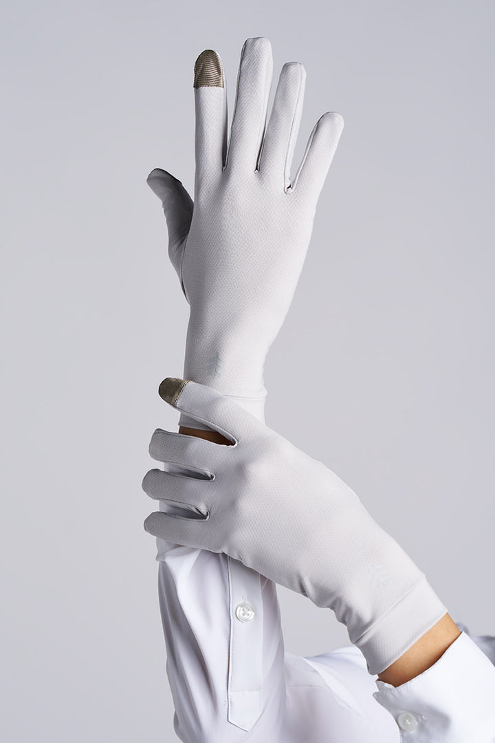 Full Finger UV Sun Gloves | Sleek Grey