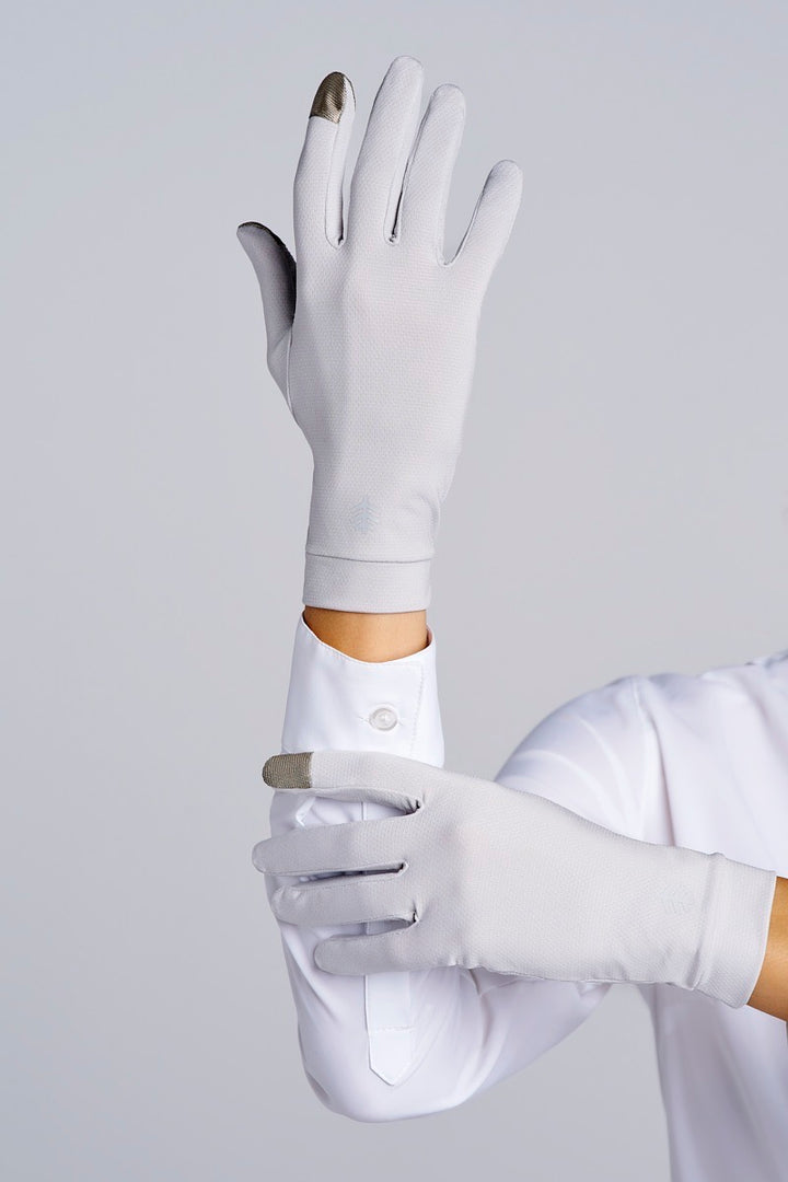 Full Finger UV Sun Gloves | Sleek Grey