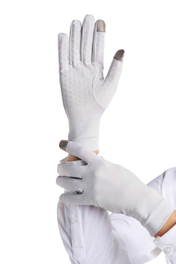 Full Finger UV Sun Gloves | Sleek Grey