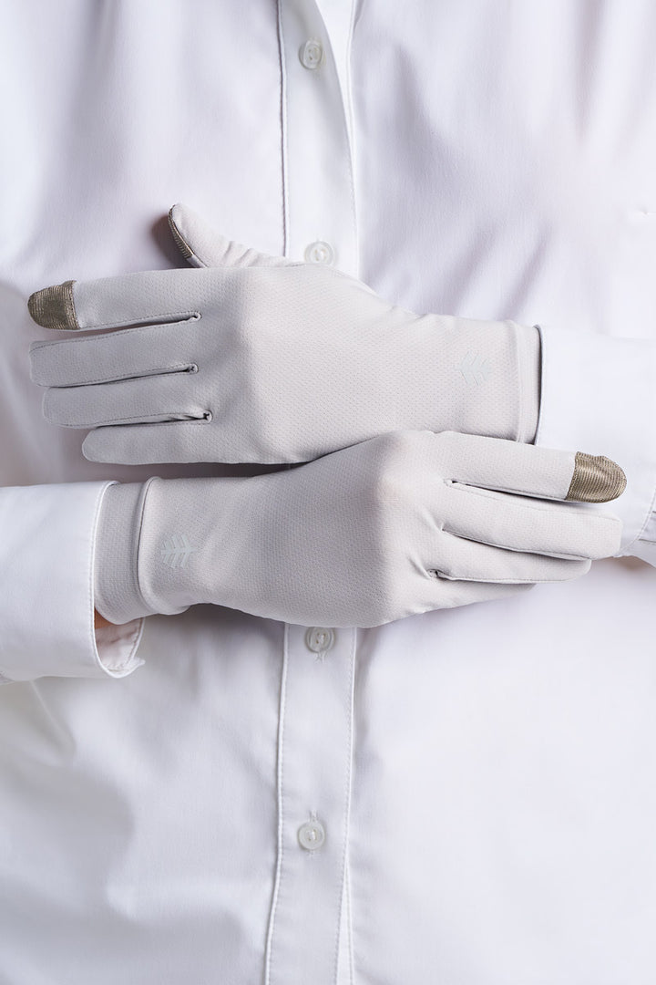 Full Finger UV Sun Gloves | Sleek Grey