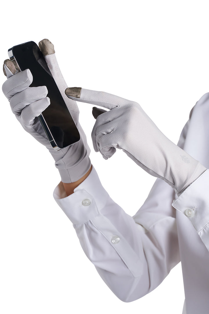 Full Finger UV Sun Gloves | Sleek Grey