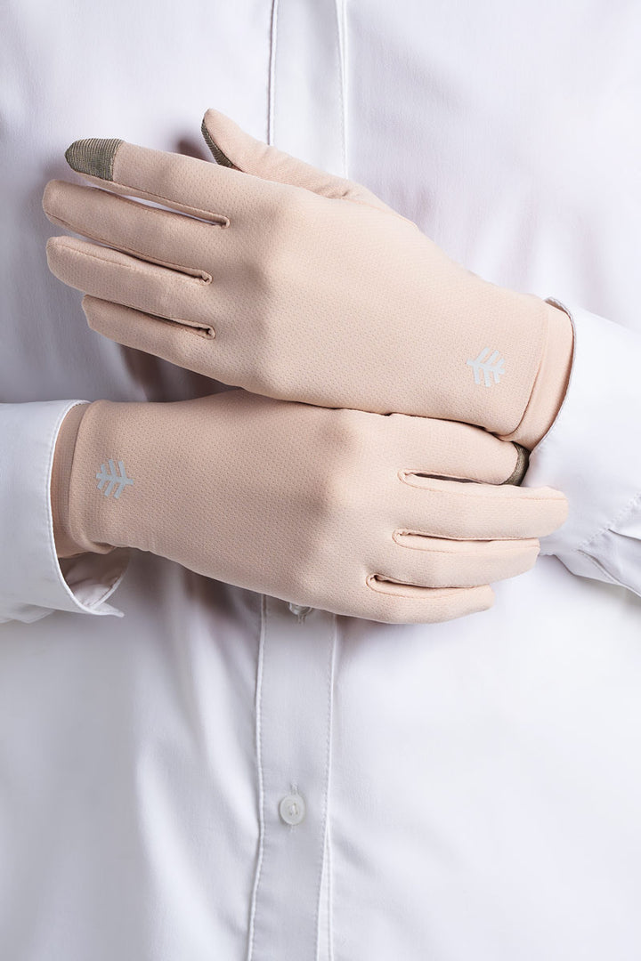 Full Finger UV Sun Gloves  | Beige