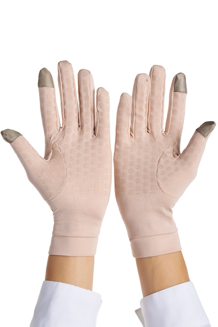 Full Finger UV Sun Gloves  | Beige