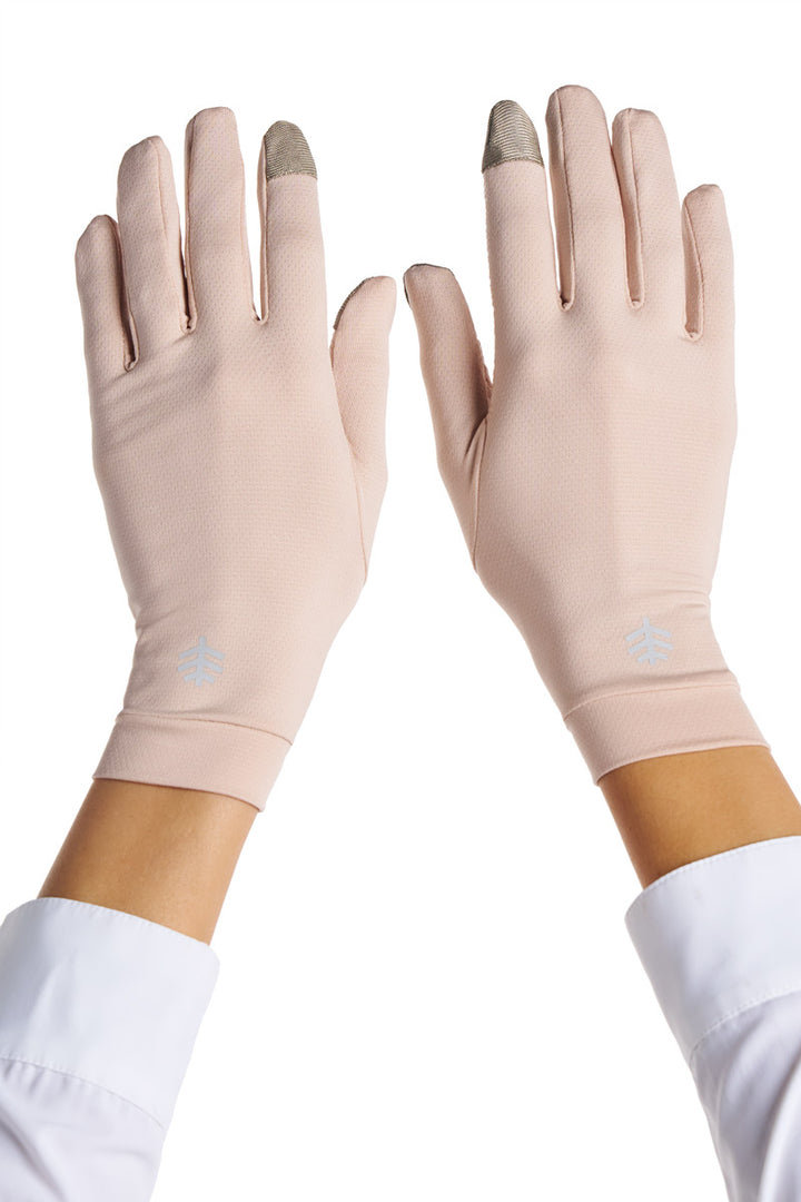 Full Finger UV Sun Gloves  | Beige