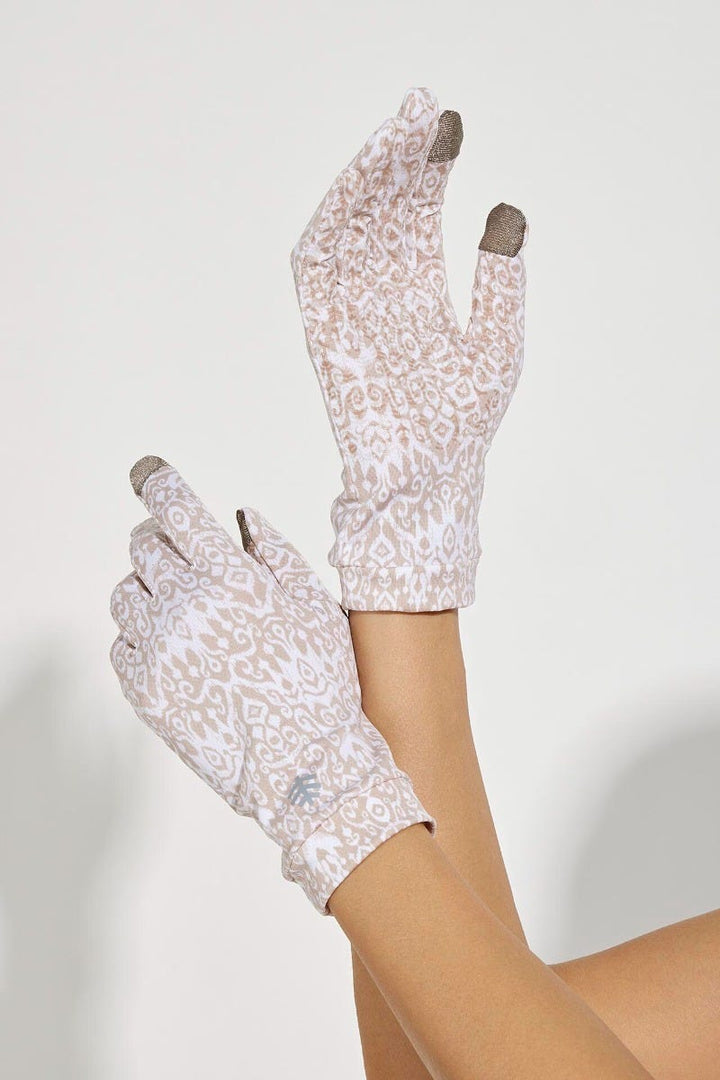 Coolibar unisex Gannett UV Gloves UPF 50+, Black / XS