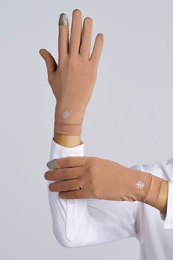 Full Finger UV Sun Gloves  | Antique Tea