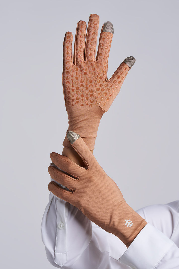 Full Finger UV Sun Gloves  | Antique Tea
