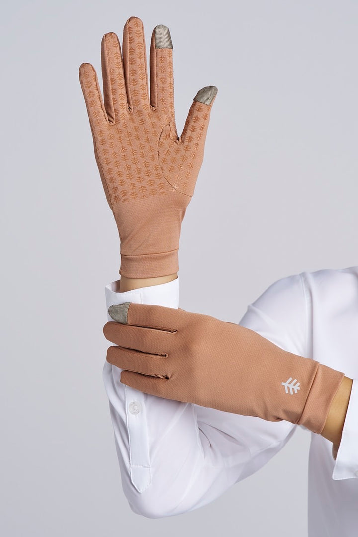 Full Finger UV Sun Gloves  | Antique Tea