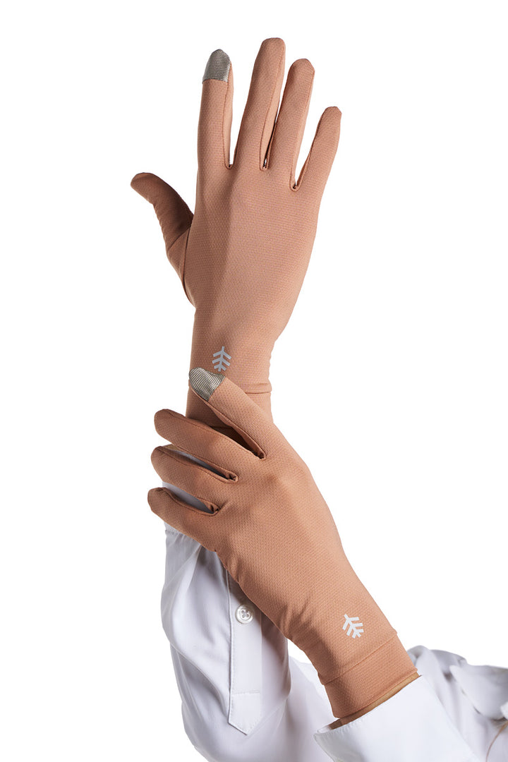 Full Finger UV Sun Gloves  | Antique Tea