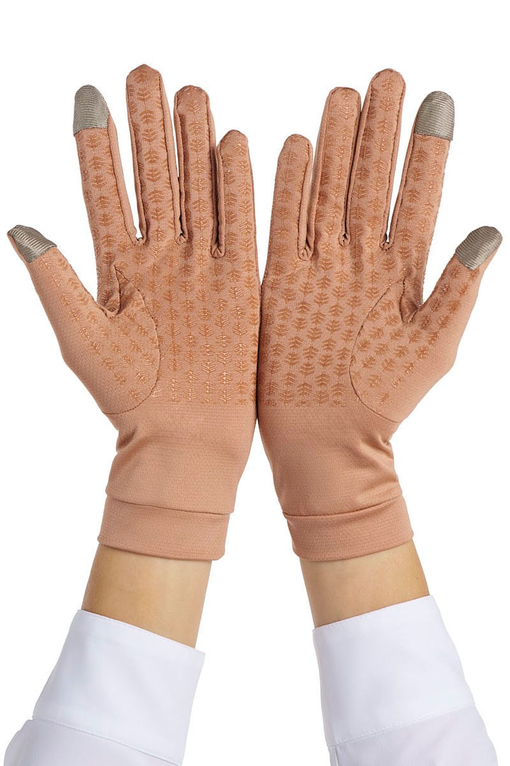 Full Finger UV Sun Gloves  | Antique Tea