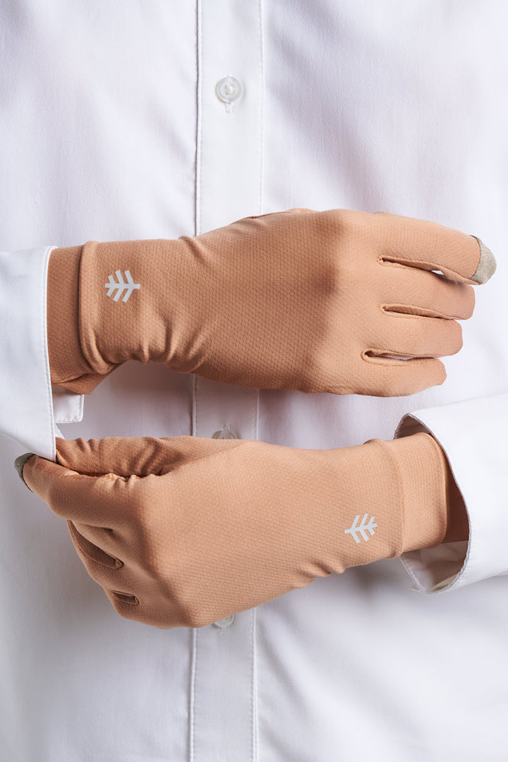 Full Finger UV Sun Gloves  | Antique Tea