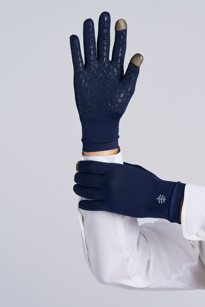 Full Finger UV Sun Gloves | Navy