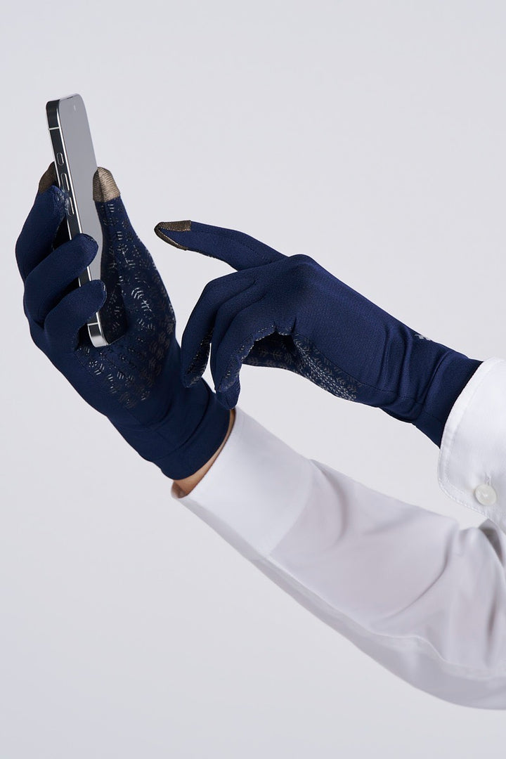 Full Finger UV Sun Gloves | Navy