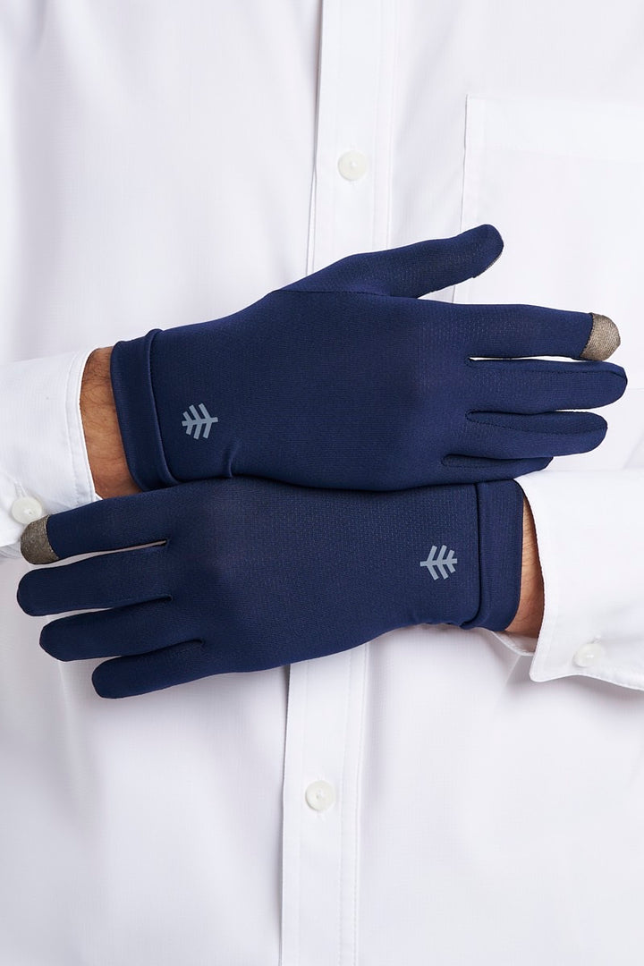 Full Finger UV Sun Gloves | Navy