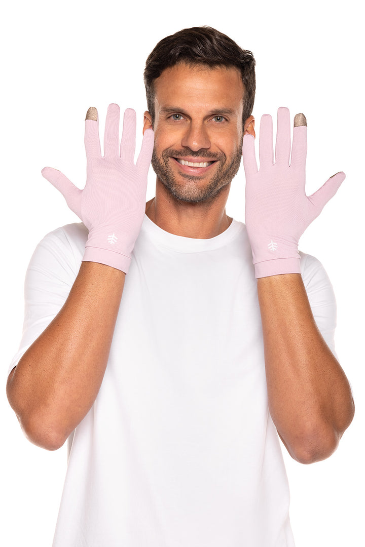 Full Finger UV Sun Gloves | Dusty Mauve