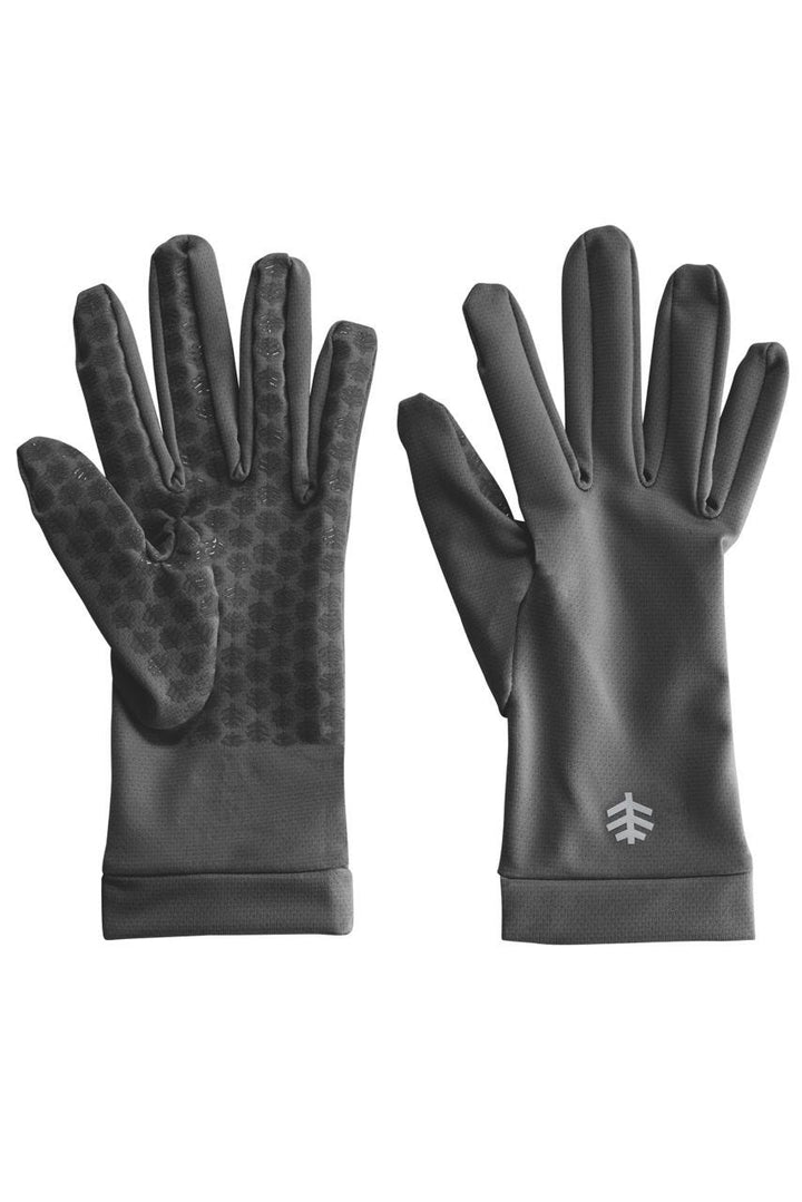 Coolibar UPF 50+ unisex Sawyer UV Sun Gloves - Sun Protective (X-Large- Beige)