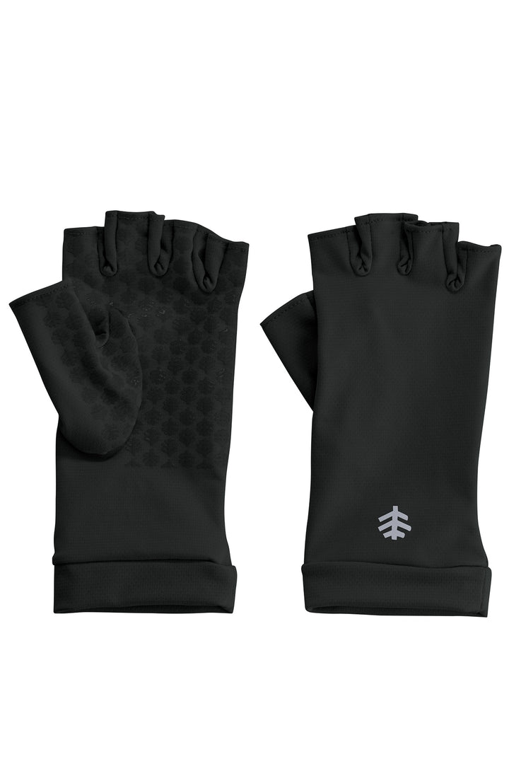 Ouray UV Fingerless Sun Gloves UPF 50+ - Coolibar Black / XL