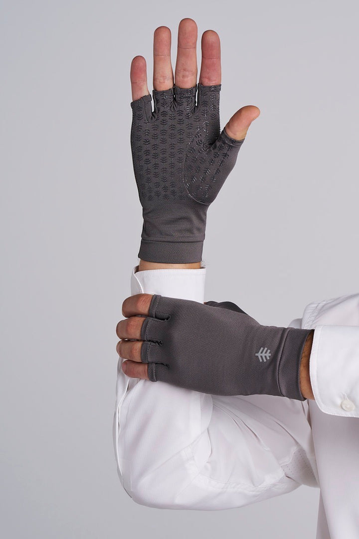 Fingerless UV Sun Gloves | Charcoal