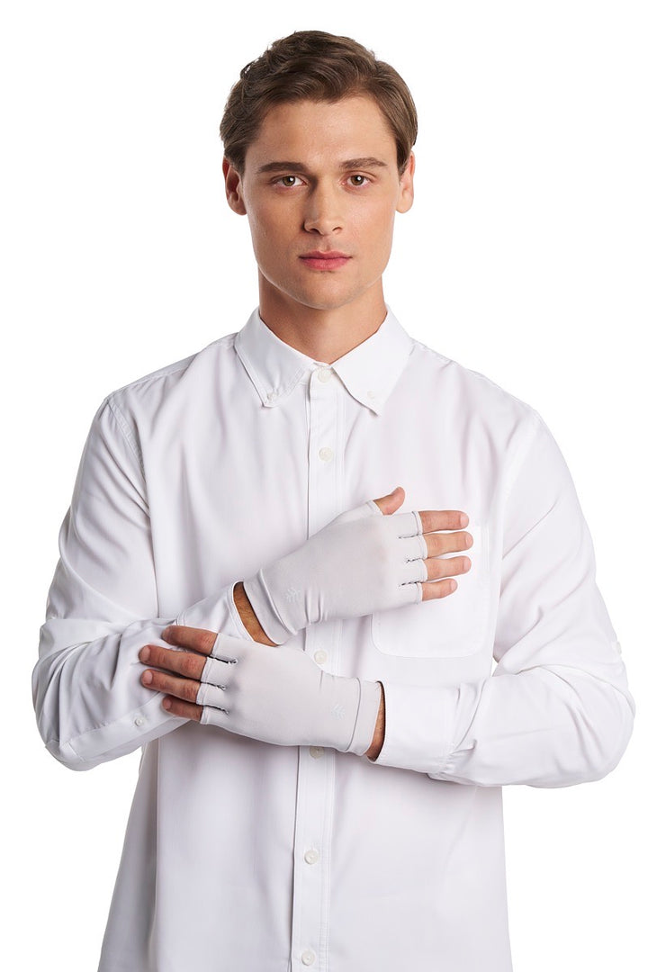 Fingerless UV Sun Gloves | Sleek Grey