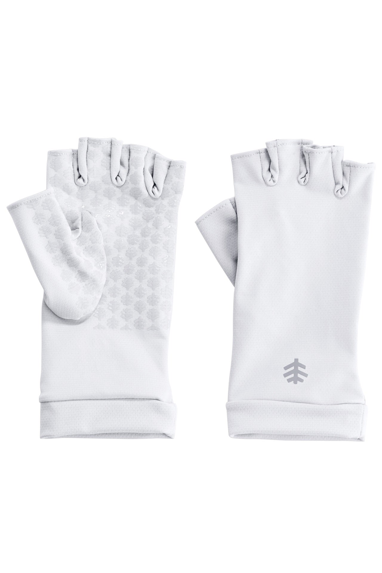 Ouray UV Fingerless Sun Gloves UPF 50+ - Coolibar White / XL