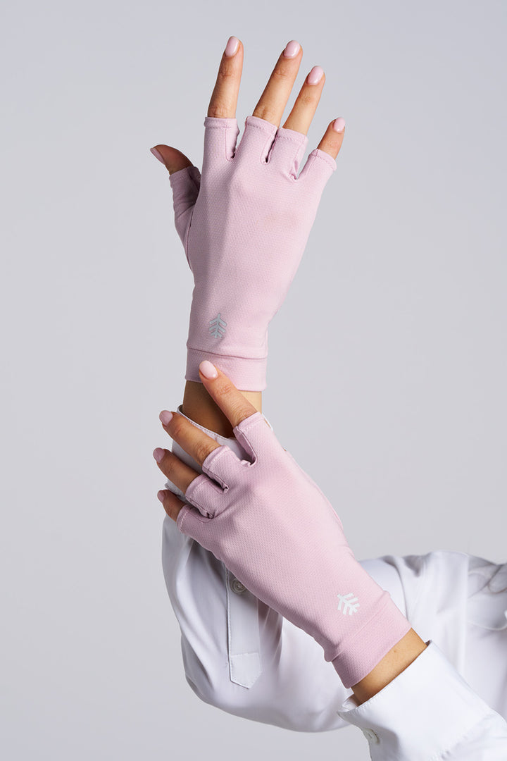 Fingerless UV Sun Gloves | Dusty Mauve