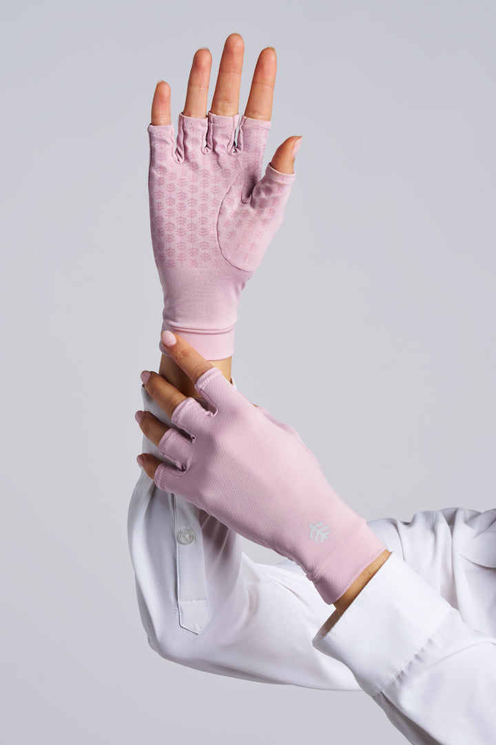 Fingerless UV Sun Gloves | Dusty Mauve