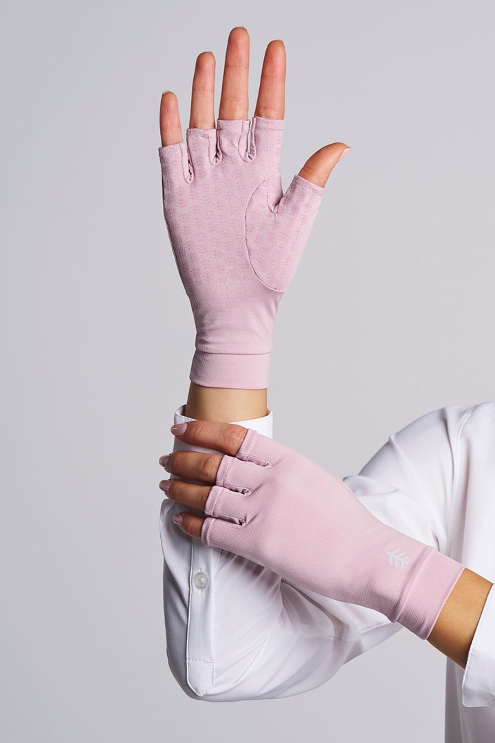 Fingerless UV Sun Gloves | Dusty Mauve