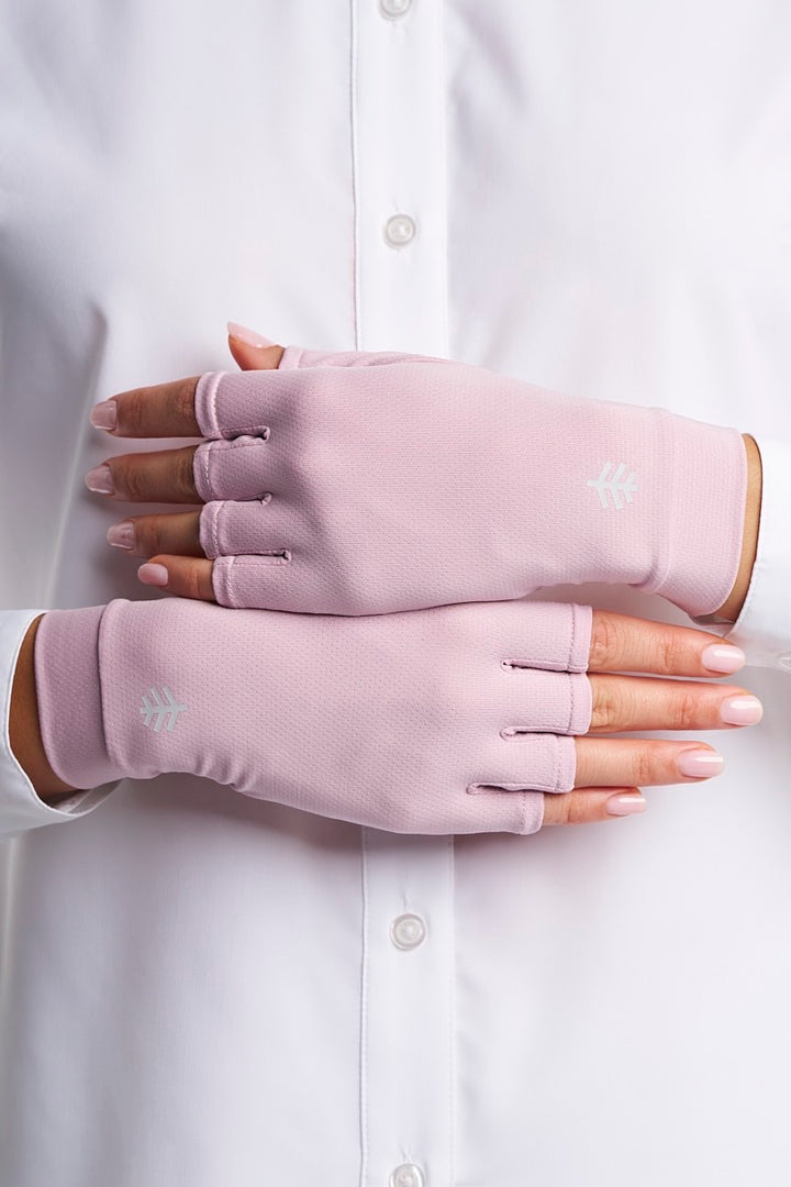 Fingerless UV Sun Gloves | Dusty Mauve