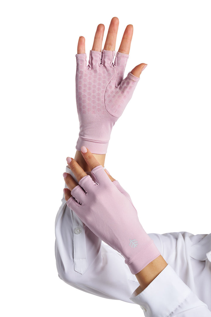 Fingerless UV Sun Gloves | Dusty Mauve