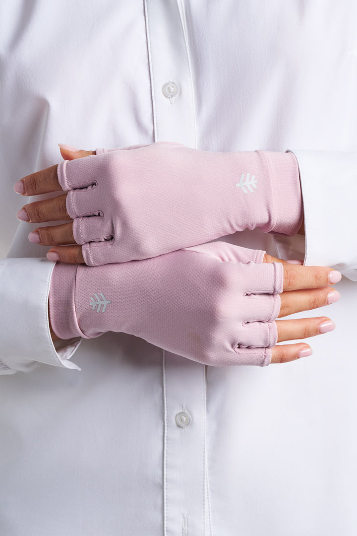 Fingerless UV Sun Gloves | Dusty Mauve