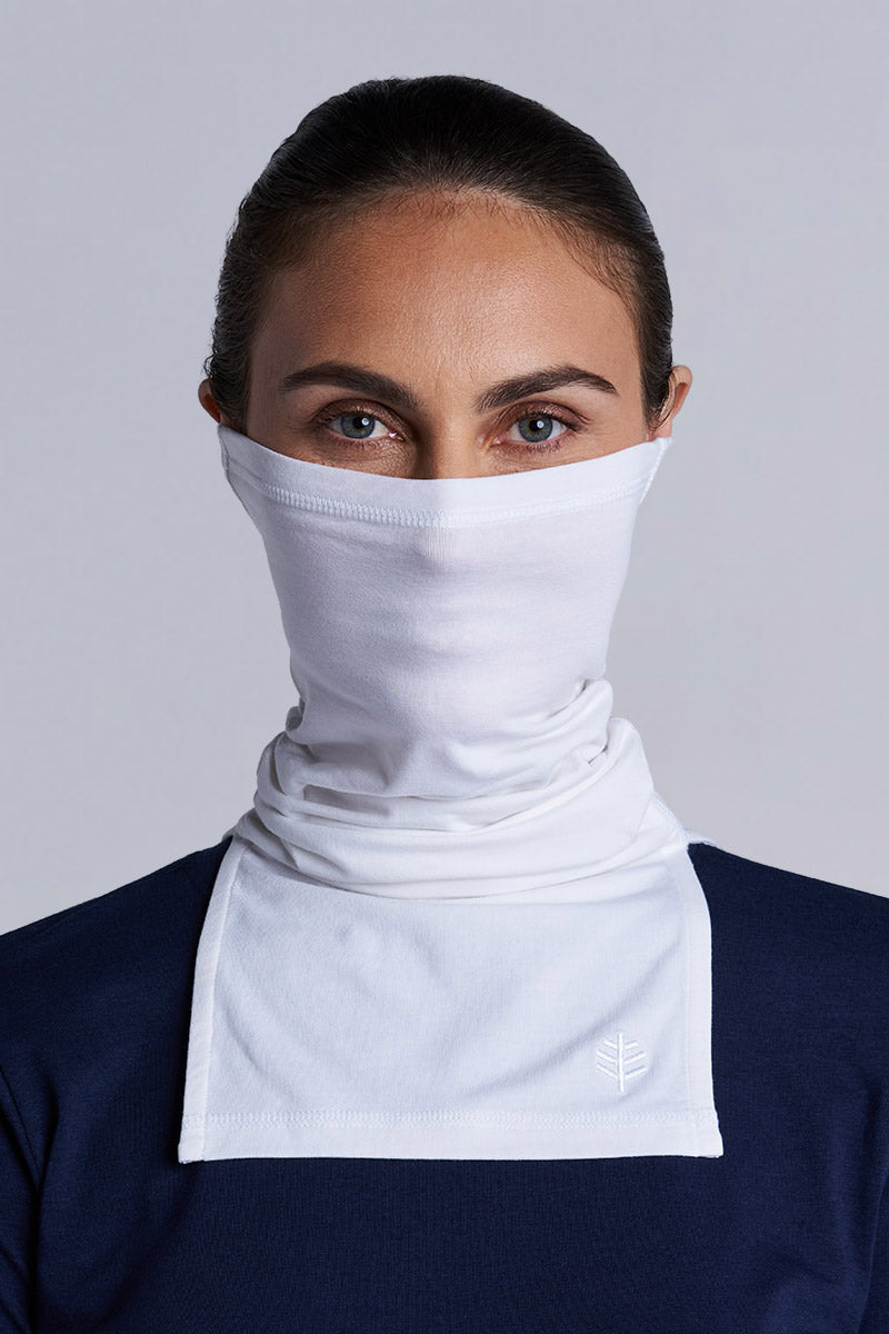 Key West Sun Neck Gaiter | Dark Taupe Heather UPF 50+