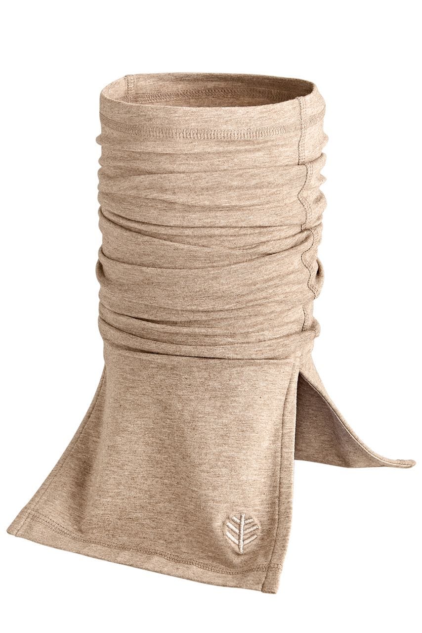 Sun Neck Protector Sun Neck Gaiter | Dark Taupe Heather UPF 50+