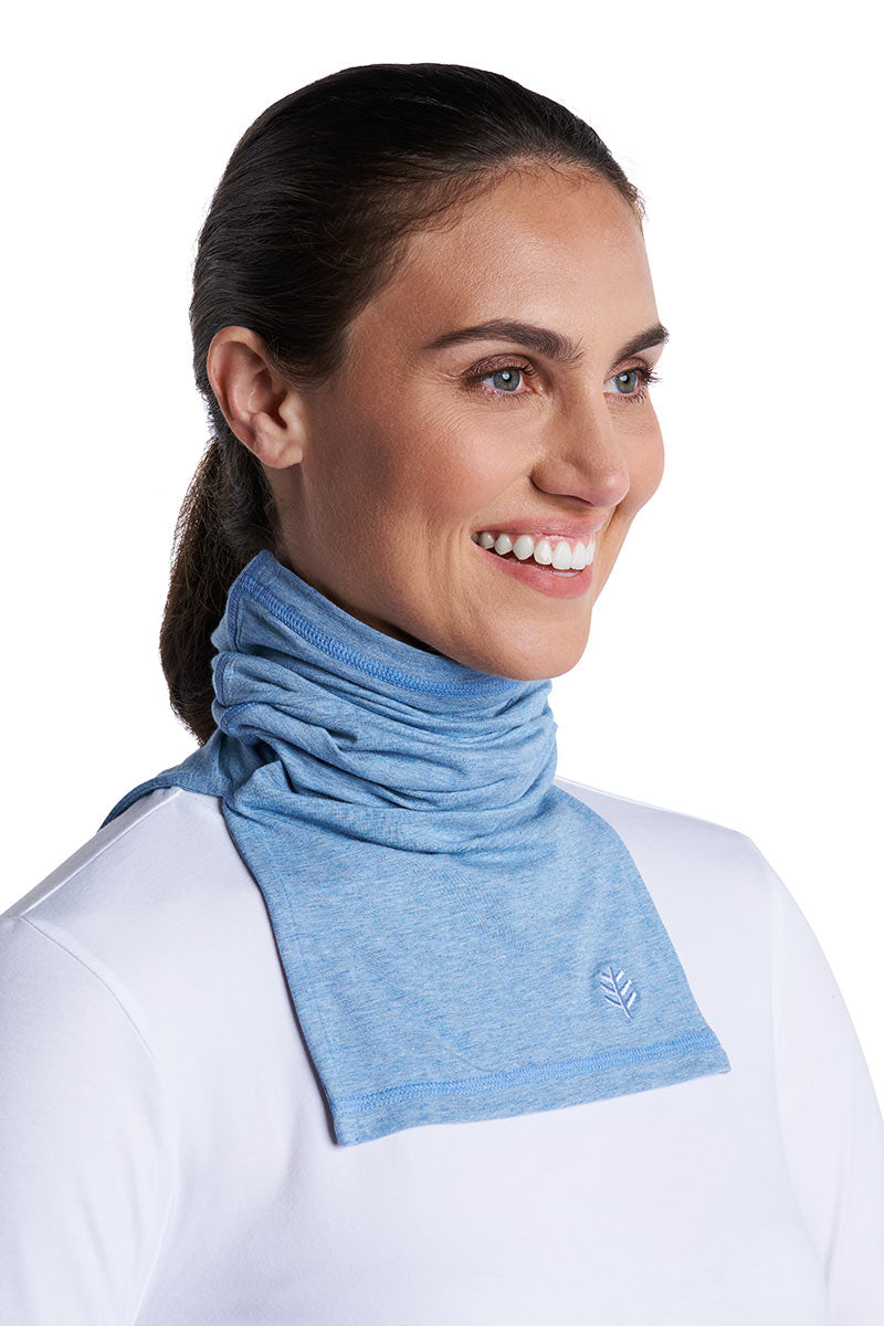 Key West Sun Neck Gaiter | Arctic Blue UPF 50+