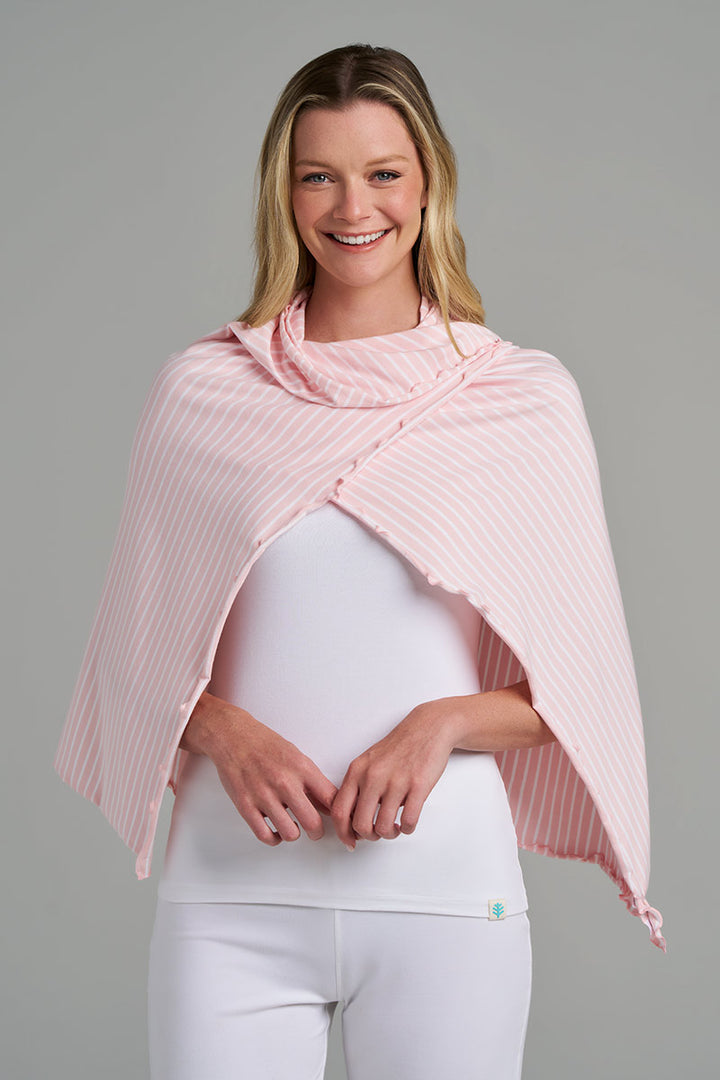 Sun Blanket | Soft Pink/White Stripe