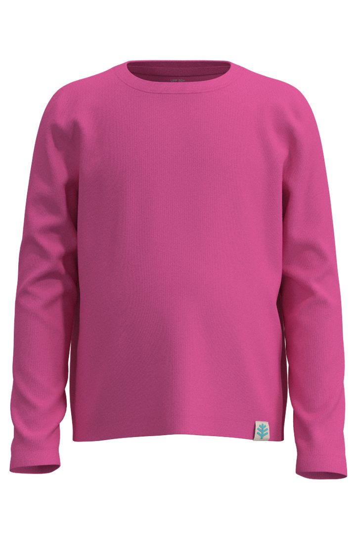 Kid's Long Sleeve Sun Shirt | Tulip Pink