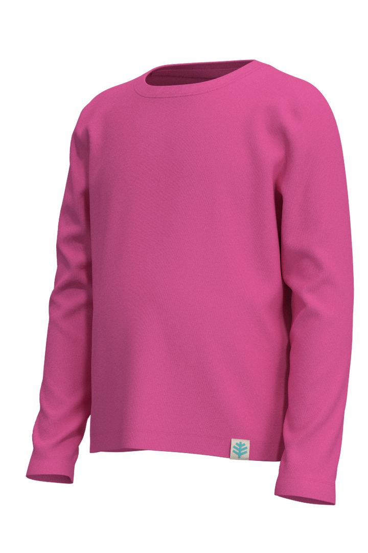 Kid's Long Sleeve Sun Shirt | Tulip Pink