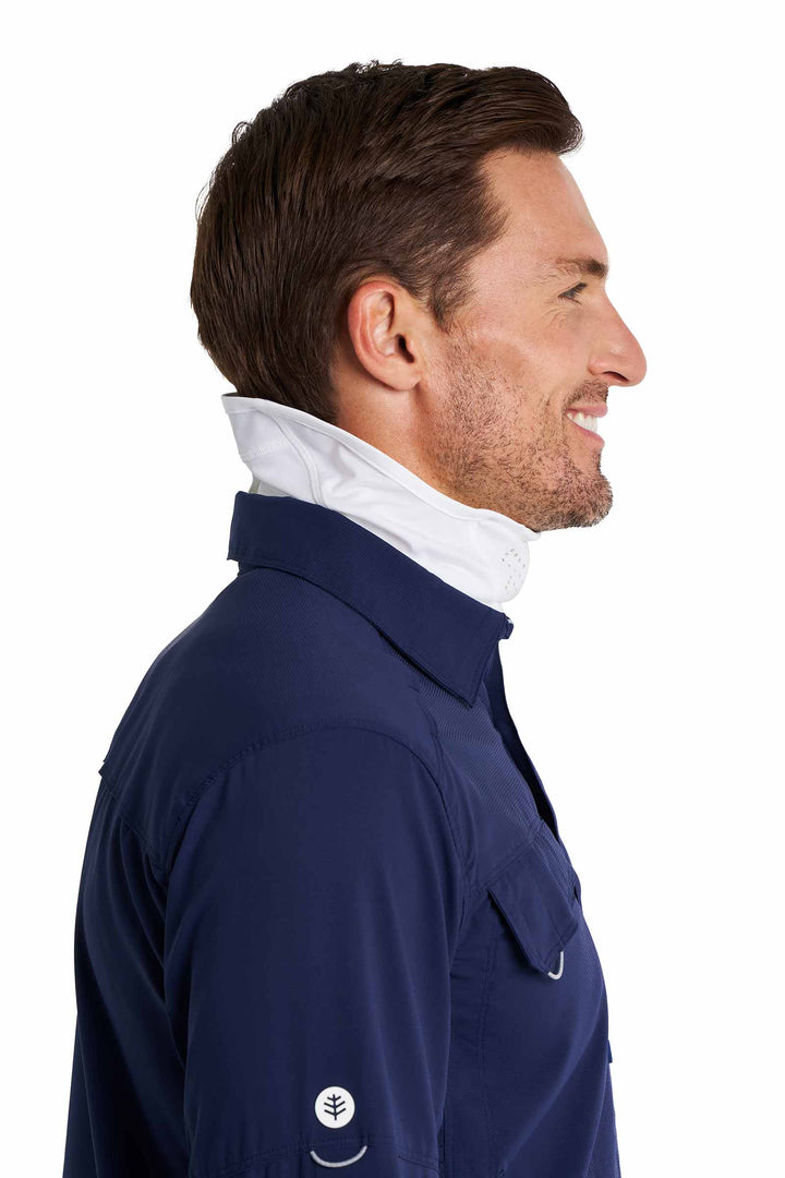 Fishing Face Gaiter | White