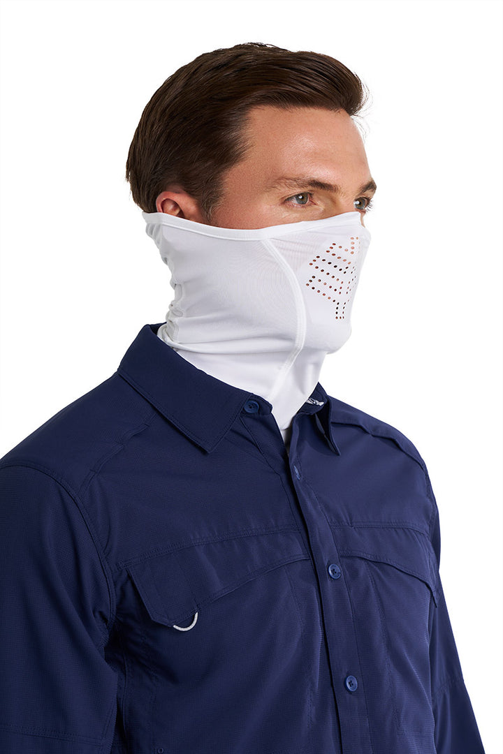 Fishing Face Gaiter | White