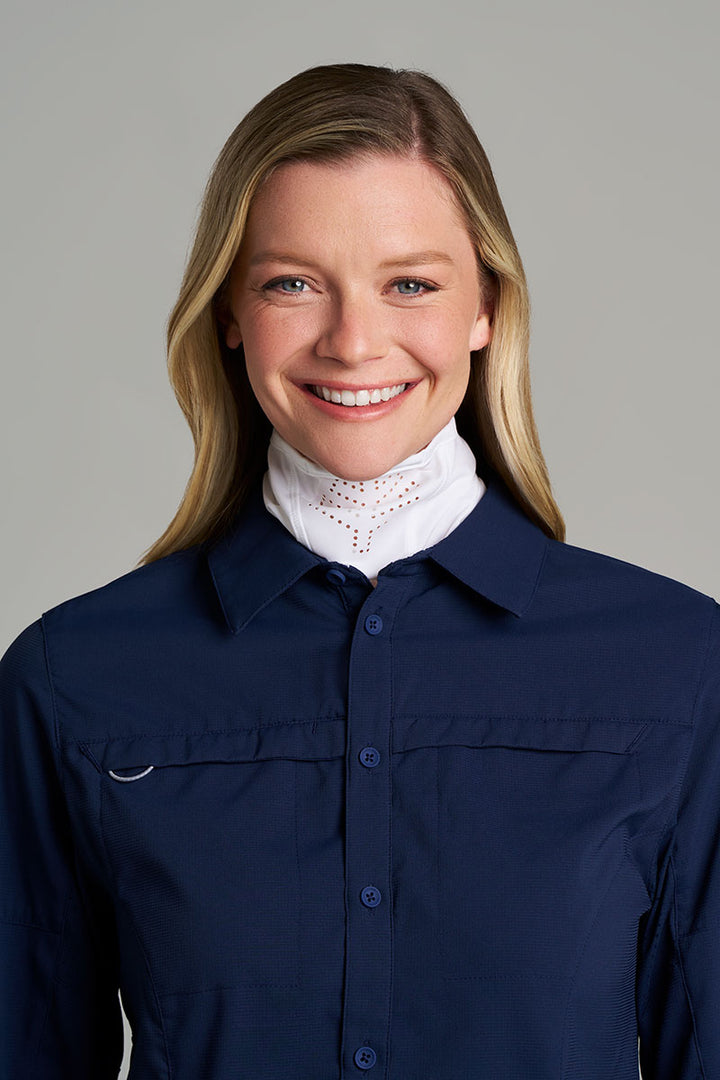 Fishing Face Gaiter | White