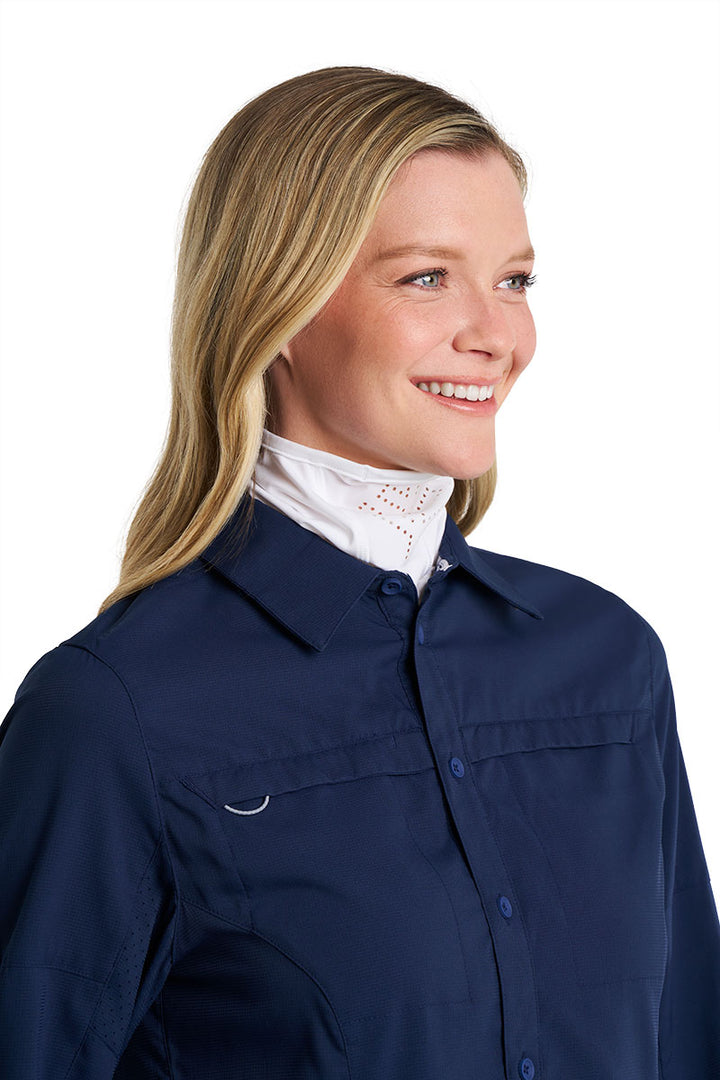 Fishing Face Gaiter | White