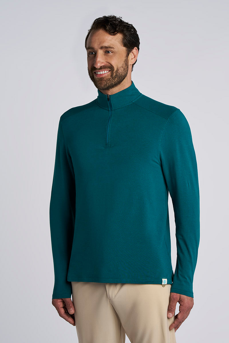 Men's Sonora Quarter-Zip | Navy UPF 50+