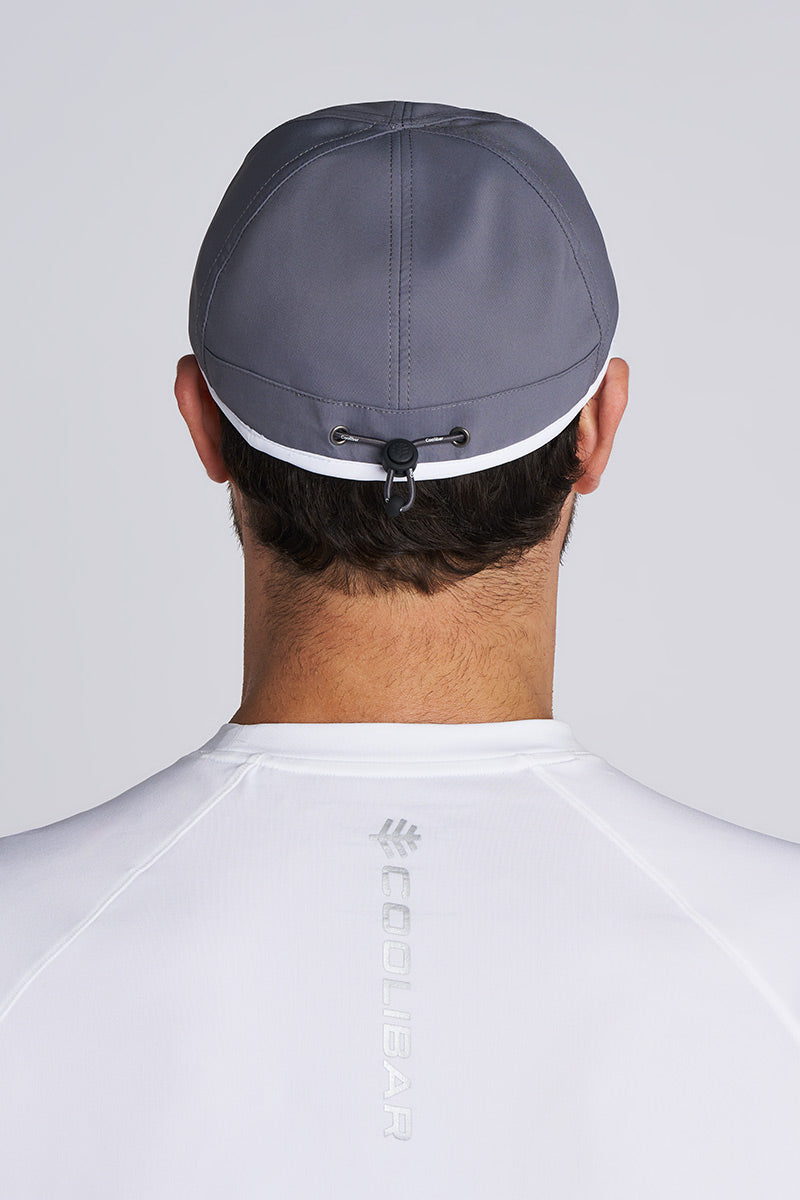 Unisex Lenny Adjustable Sports Cap | Navy/White UPF 50+