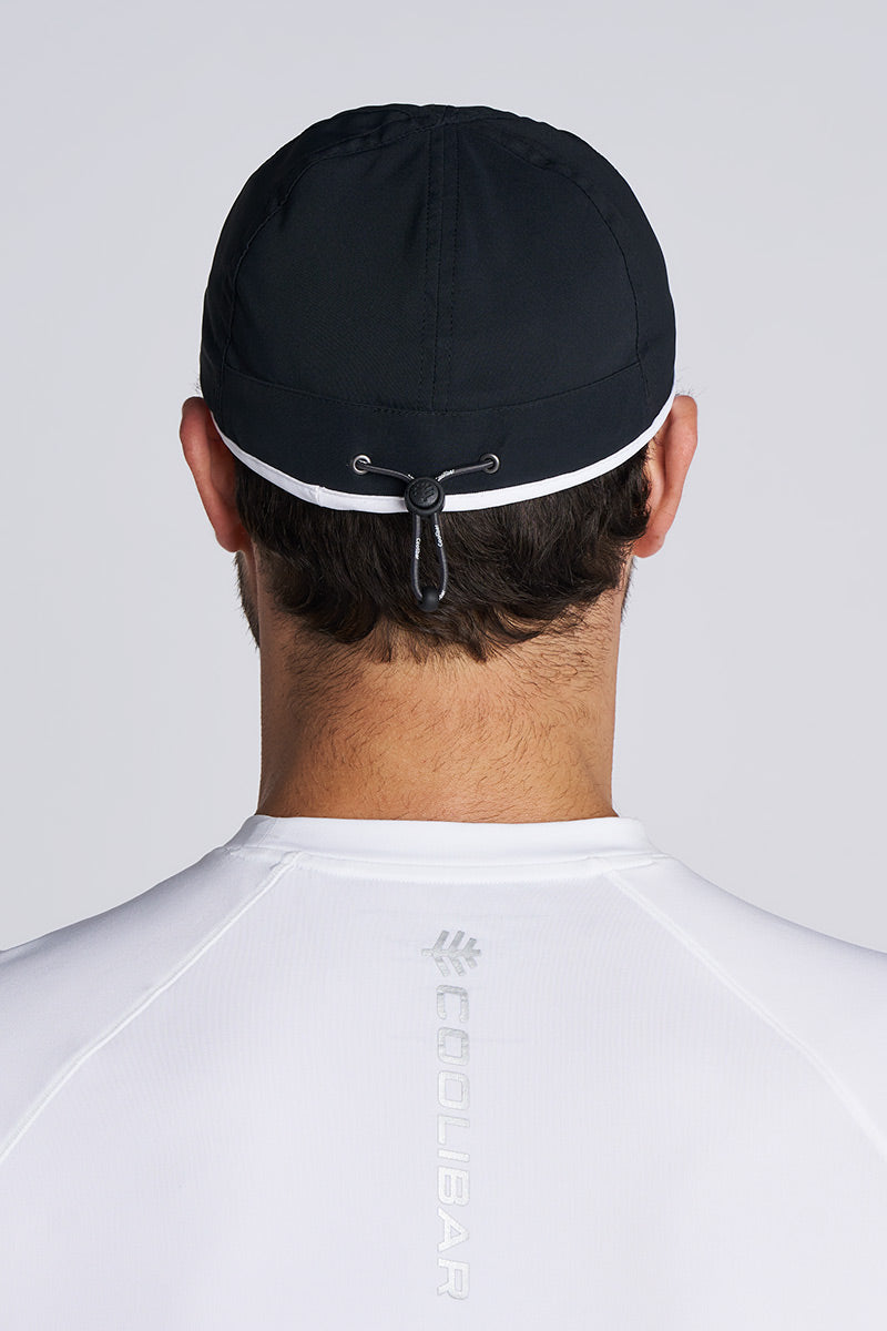 Unisex Lenny Adjustable Sports Cap | Navy/White UPF 50+