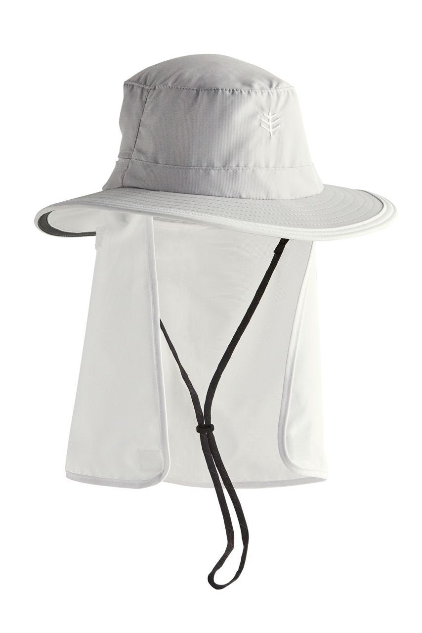 Coolibar UPF 50+ unisex Convertible Boating Hat - Sun Protective