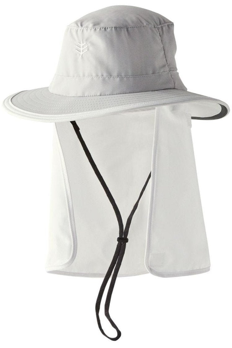 Navigating Hat Floating Boating Hat with Neck Drape | Stone UPF 50+