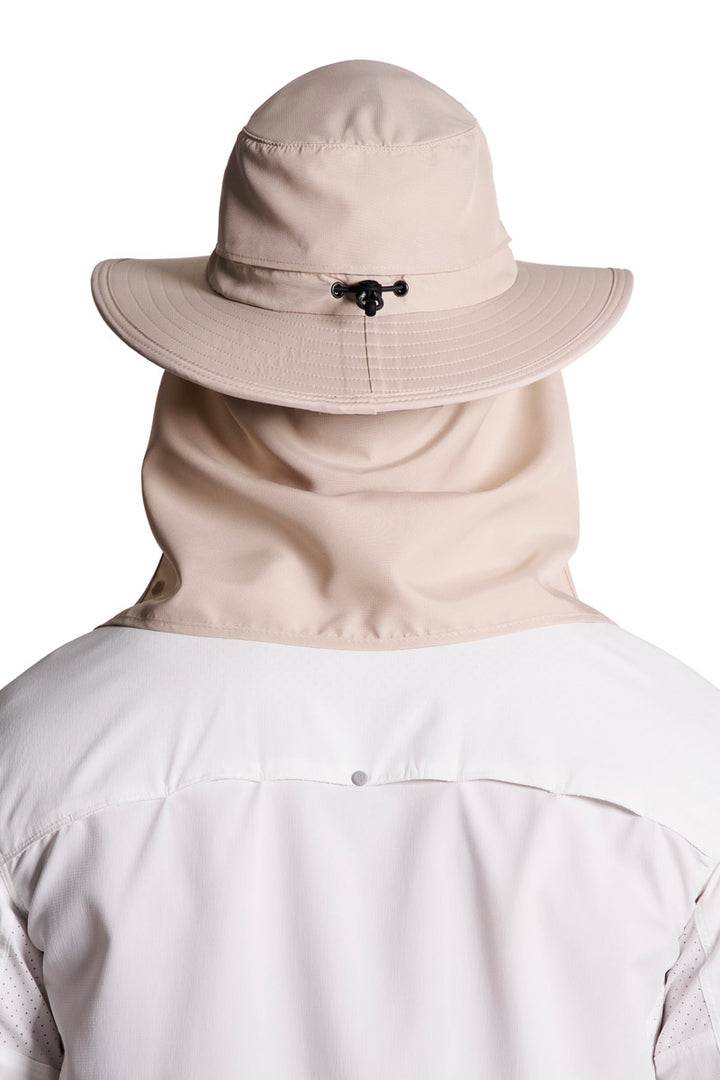 Floating Boating Hat with Neck Drape | Stone