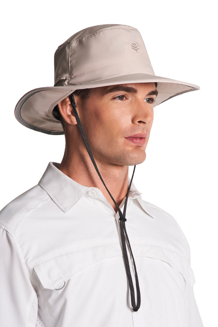 Floating Boating Hat with Neck Drape | Stone