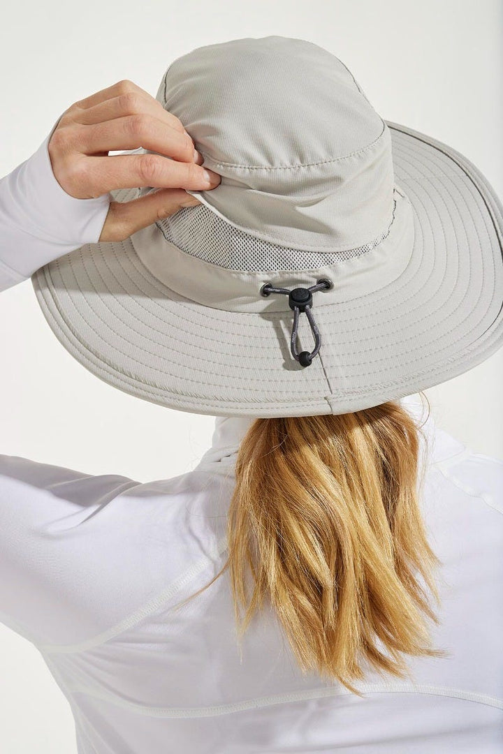 Coolibar Convertible Boating Hat UPF 50+, White / M/L