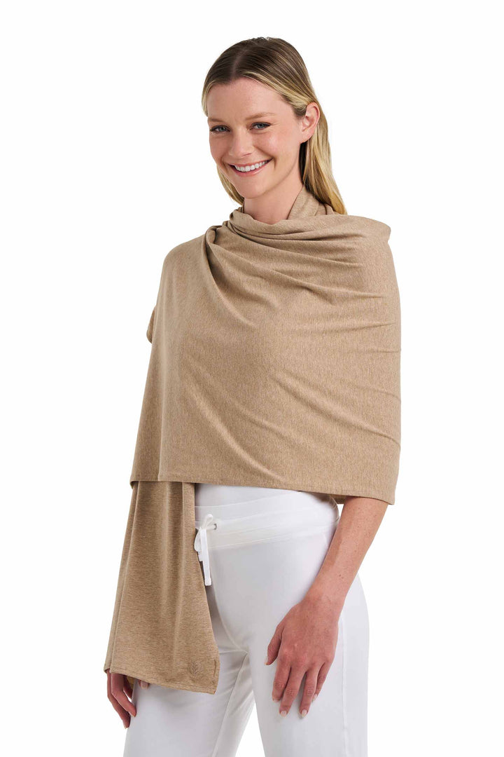 Beach Shawl | Dark Taupe Heather
